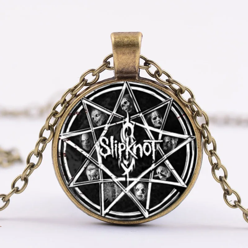 Ожерелье Slipknot в стиле рок группы SIAN модное ожерелье с принтом логотипа SLIPKNOT