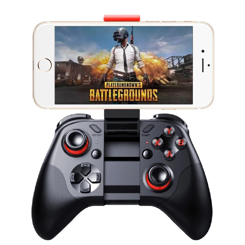 

MOCUTE 053 Wireless Bluetooth Game Controller Portable HandheldGamepad Joystick for Android iOS with Smartphone Holder 053