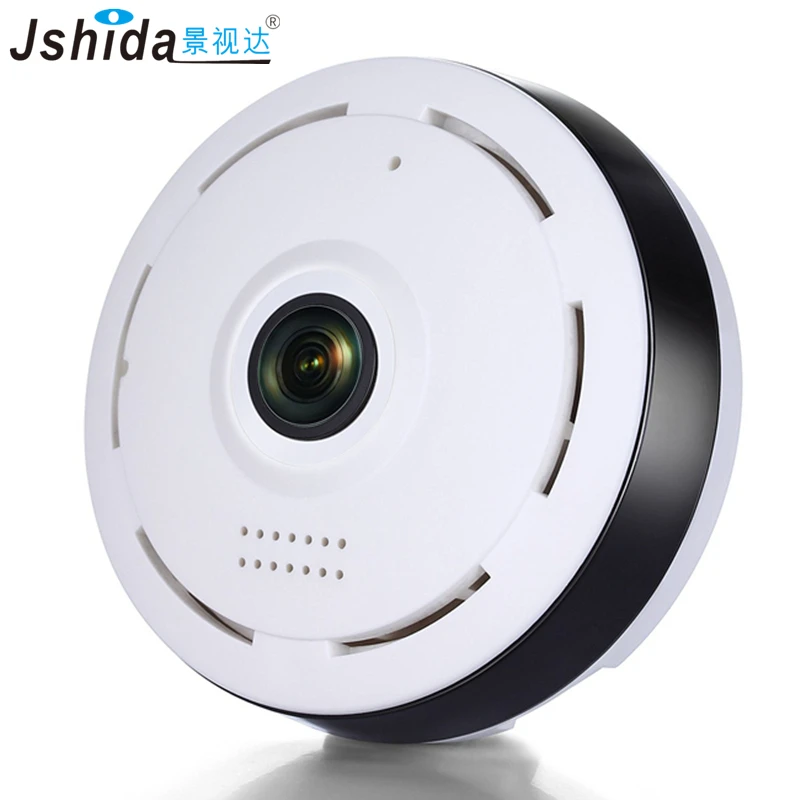 

Mini 960P Wireless IP Camera WiFi 360 Panoramic Fisheye Home Security Camera IR Night Vision Two Way Audio Intercom IPYR130-W