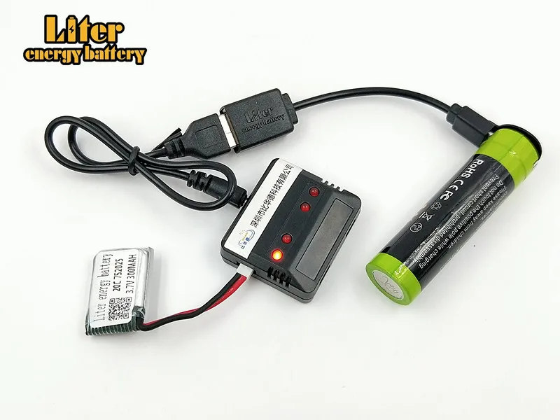X4 X11 X13 Квадрокоптер с дистанционным управлением 3,7 V 300 мА/ч, 752025 20c Li-po Батарея* 4 шт.+ 1 зарядное устройство коробка Батарея для X4 X11 X13