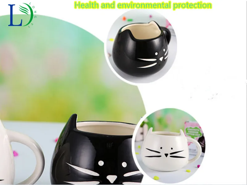 Cute Cat face  Ceramic Mugs (11)