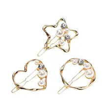 3 шт. заколки для волос красивый бриллиант-Шипованный жемчуг элегантная шпилька для волос заколки для волос