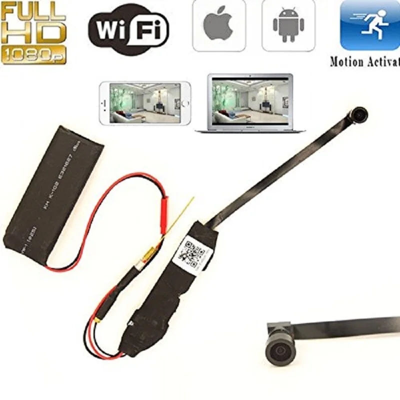 

Car DVR Smallest WIFI DIY Module 1080P HD P2P Wifi IP Camera Video Recorder Motion Activated Video Recorder DV Without battery