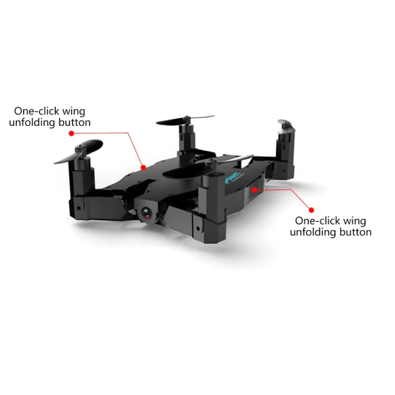 Приложение Управление селфи карман WI-FI реального времени Радиоуправляемый Дрон Складная Quadcopter S2D Безголовый отношение провести с 2.0MP 0.3MP