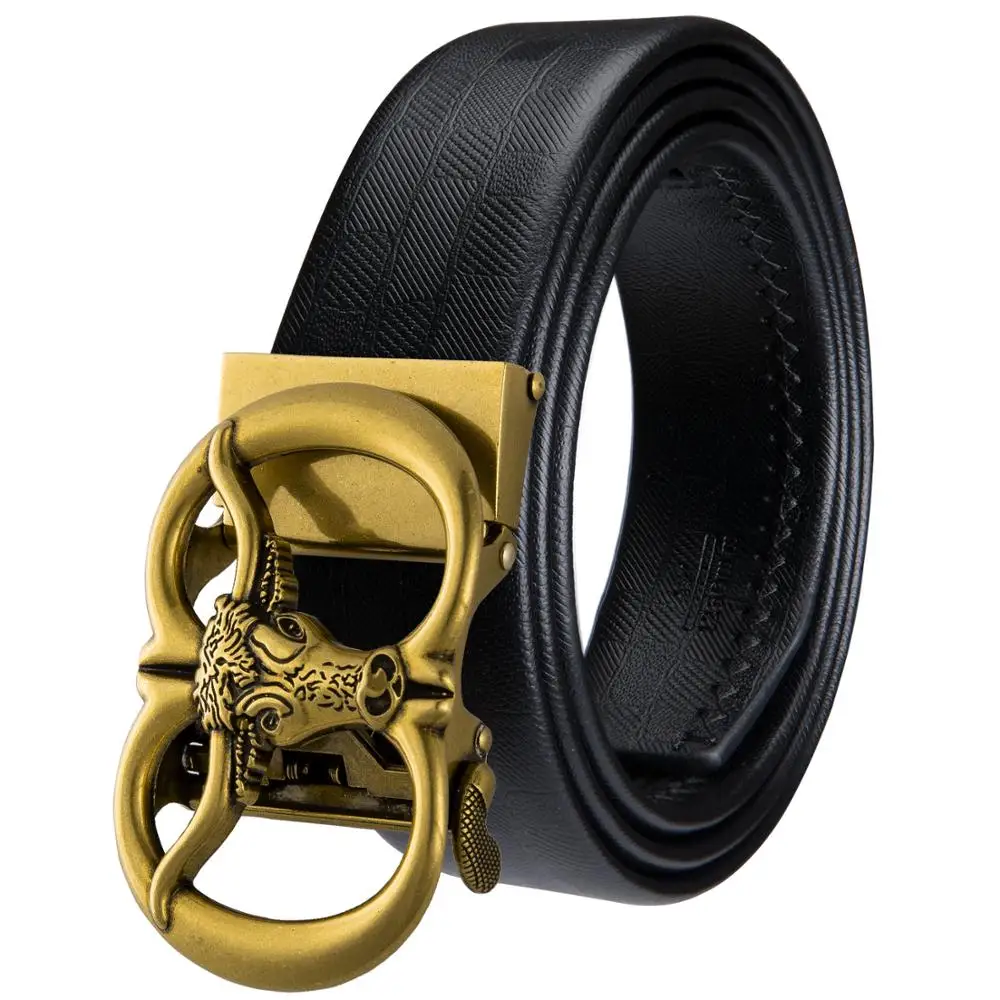 designer mens black belt