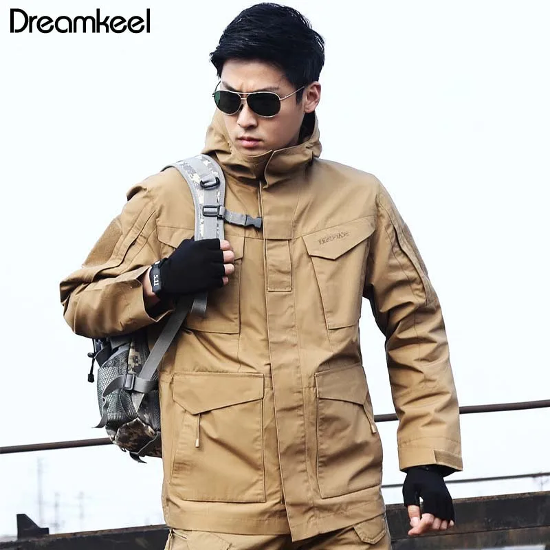 Jacket Men Military Camouflage Male clothing US Army Tactical Men's Hoodie Field Jacket Outwear Streetwear Bomber Jacket Z