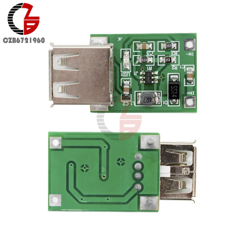 DC-DC преобразователь, Повышающий Модуль зарядки, 0,9 в-5 в до 5 В 600мА, повышающий усилитель, USB, мобильный Модуль повышения мощности