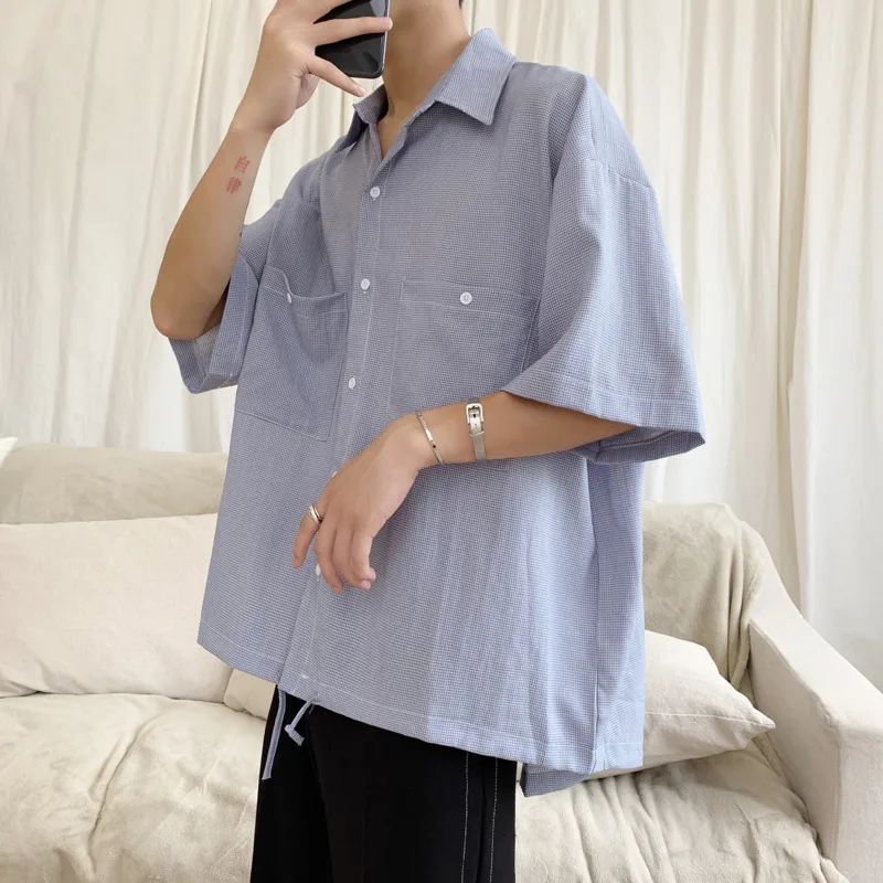 

2019 Summer New Korean Version Of The Trend Refreshing Sports Loose Wide Leg Boys Straight Casual Pants Streetwear