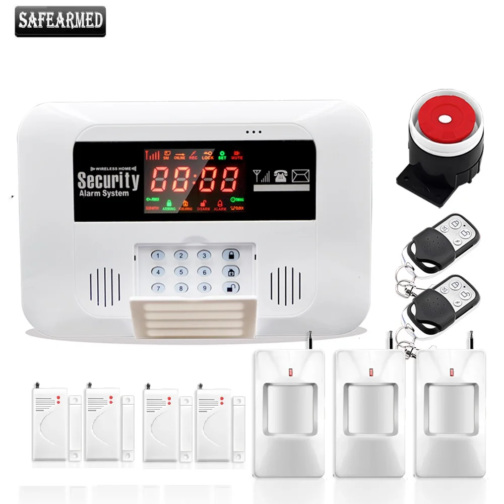 2017 Free Shipping Wireless Home Burglar GSM Alarm System Security Guard G3 Support Relay Smart Home Control Voice Prompt