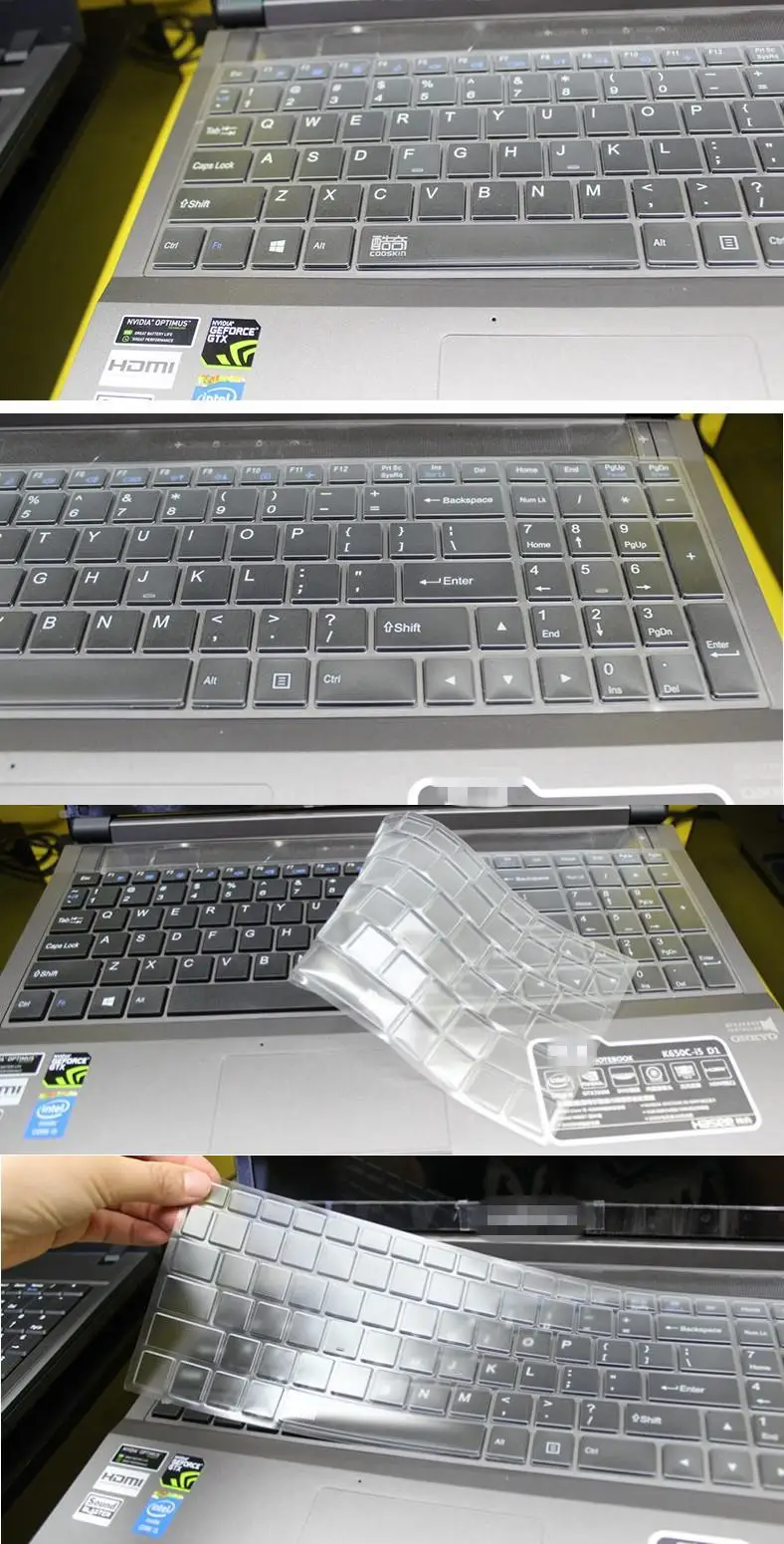 Водонепроницаемый пыле прозрачный ТПУ Покрытие для клавиатуры для Sager np8651-s(Clevo p650se) np8652-s(Clevo p650sg) 15.6 дюйма