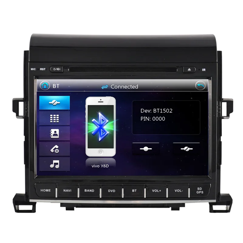 Sale Free Shipping Two Din 9 Inch Car DVD Player For Toyota Alphard 2007-2013 GPS Navigation Radio WIFI BT steering wheel control 3