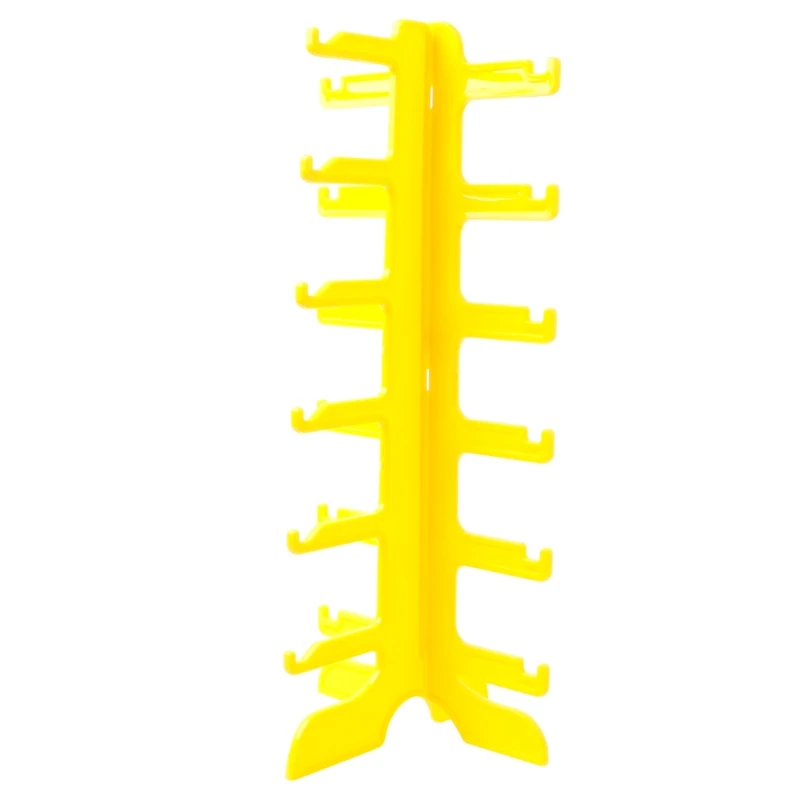 Портативный 6 пар акриловых солнцезащитных очков демонстрационная стойка держатель рамка 6 слоев прозрачные очки дисплей стенд - Цвет оправы: Y
