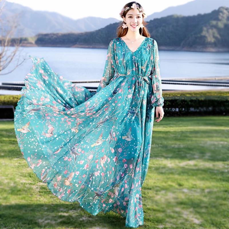 long sleeve maxi dress graduation