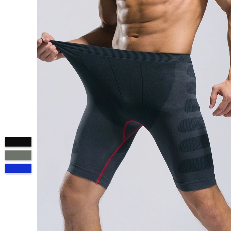 

New fitness shorts men's quick-drying tights high-elastic basketball running compression breathable leggings Gym Training Pants
