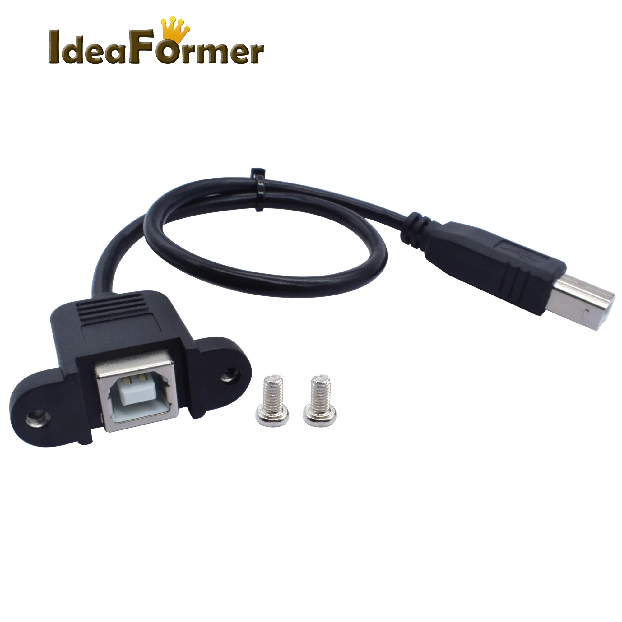 1 шт. внешний Удлинитель USB 2 0 типа B папа мама M/F длина кабеля для передачи данных 30