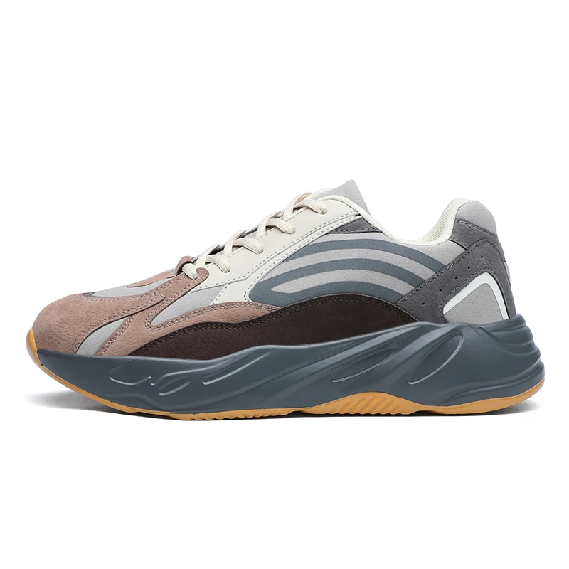 

Luxury Brand men Sneakers Mixed Color Lace Up running shoes Platform Shoes 2019 Fashion Street Style Daddy Shoes men