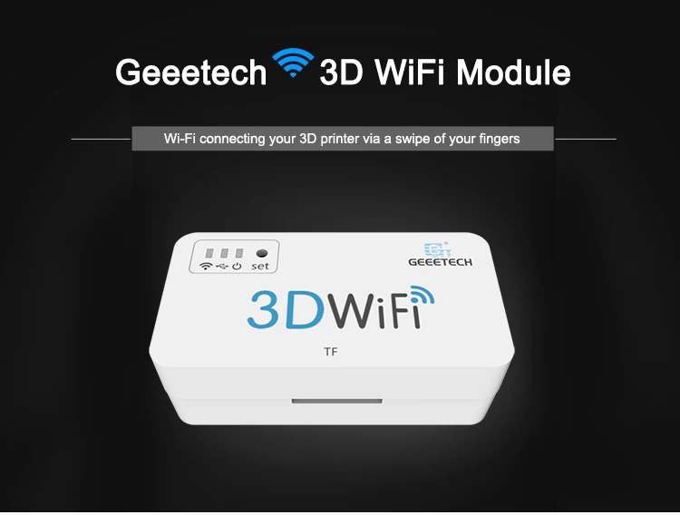 Geeetech 3D WiFi модуль части и аксессуары для 3d принтера с tf-картой USB2.0 Поддержка беспроводной для большинства популярных 3d принтеров s