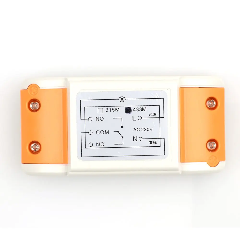 

AC220V 1CH 10A Universal Wireless Remote Control Switch RF Controller Receiver for Electric Gate Garage Door