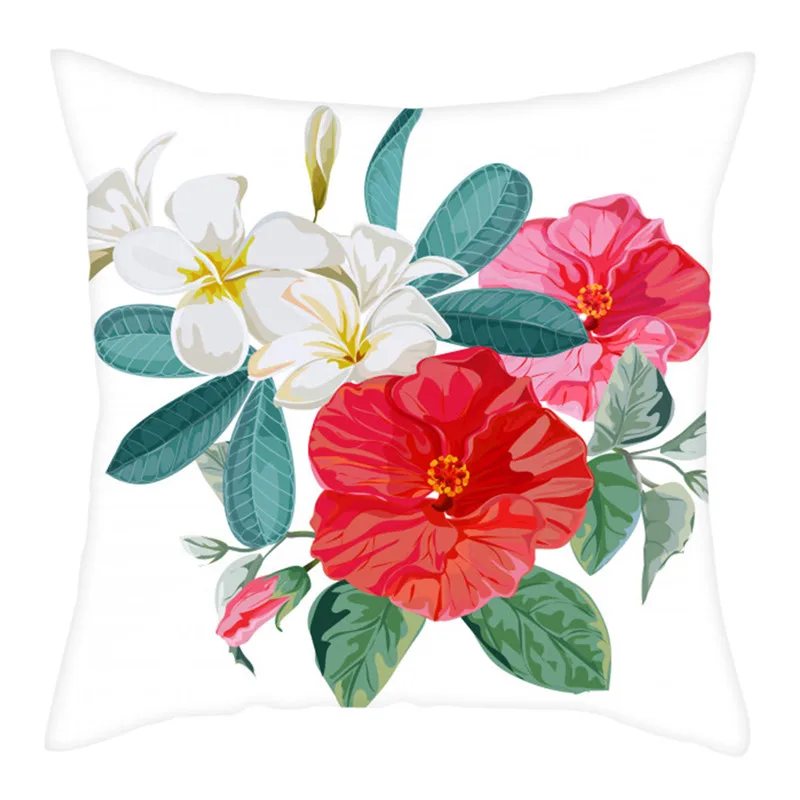 Fuwatacchi Одуванчик подушки с рисунком цветов покрытие полиэстер растение наволочка с цветочным рисунком для дома диван стул декоративная наволочка 45*45 см - Цвет: PC10558