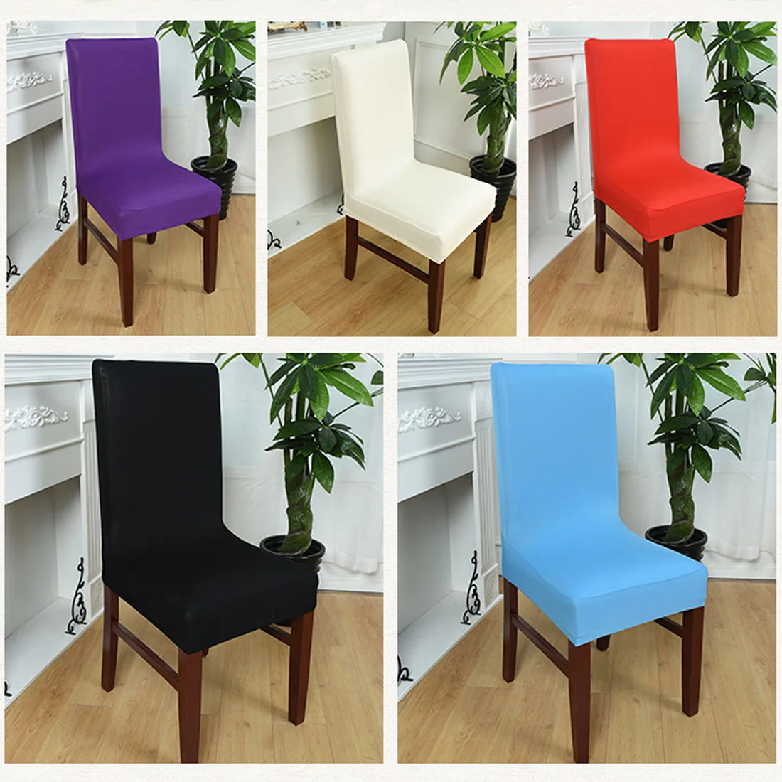Chair Covers Dining Spandex Strech Dining Room Chair Covers Computer Chair Protector Slipcover Decor Housse De Chaise Chair Covers Dining Spandex Strech Dining Room Chair Covers Computer Chair Protector Slipcover Decor Housse De Chaise