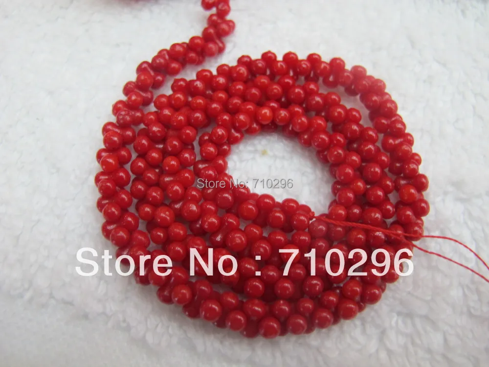 Fashion Coral jewelry beads 10 strings/lot 3x5 mm peanut jewelry beads,fit coral jewelry