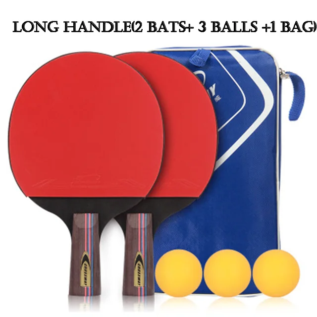 Table Tennis Racket Professional Horizontal Double Grip Ping Pong ... Table Tennis Racket Professional Horizontal Double Grip Ping Pong ...