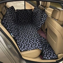 Лапа Печати чехол на сиденье автомобиля для питомца водонепроницаемый щенков маленькие большие животные собаки путешествия переноски транспортировка протектор легко мыть складной