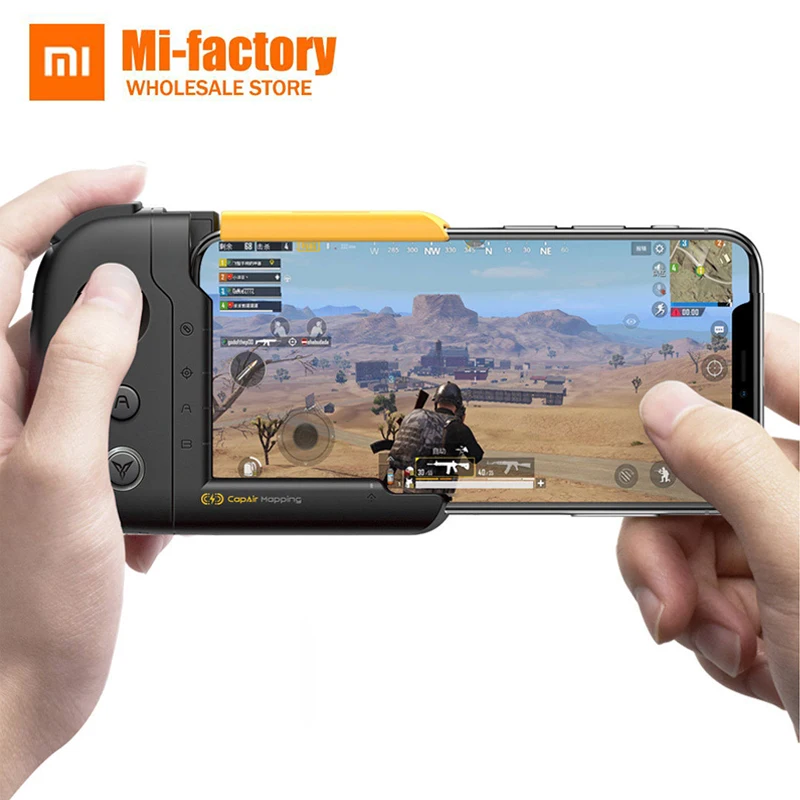 

New Xiaomi Flydigi One-handed gamepad Physical connection Smart 360 Degree Joystick for IOS system iphone 6-x 300mah battery