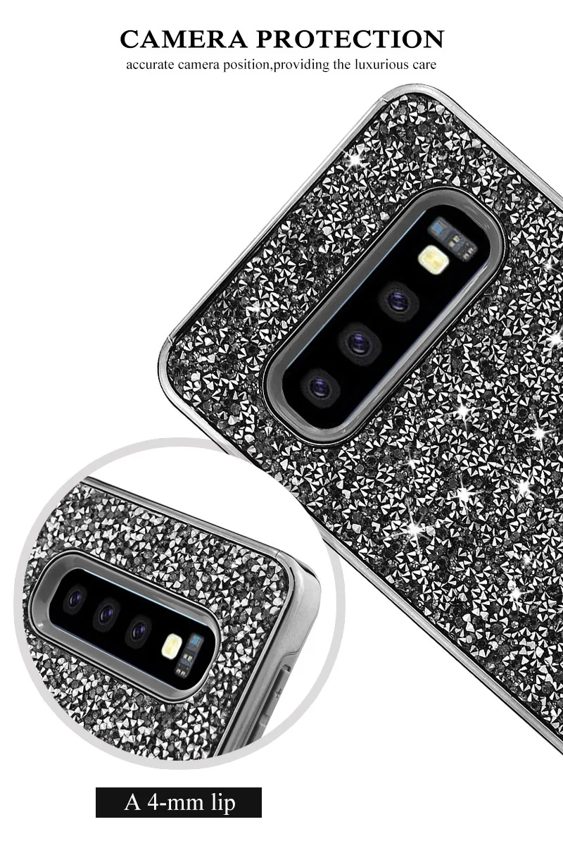 Rhinestone Case For Samsung Galaxy S10 (13)