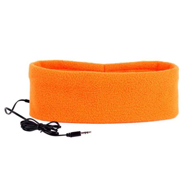 Анти-шум Спорт Бег Ashable наушники для сна комплект музыка оголовье сна Мобильный телефон наушники для IPhone7/8/X samsung - Цвет: Orange