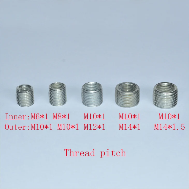 

M10 to m6 m8 m12 m14 m16 m18 hollow screw adapter inner outer threaded connector screw nut bolt nut coupler conveyer adapter