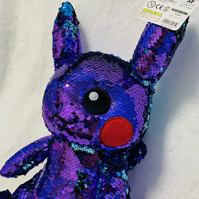 Детектива Пикачу Фиолетовый 'кусок милый плюшевый Пикачу каваи игрушки темные молнии фигурки Пикачу игрушки для детей