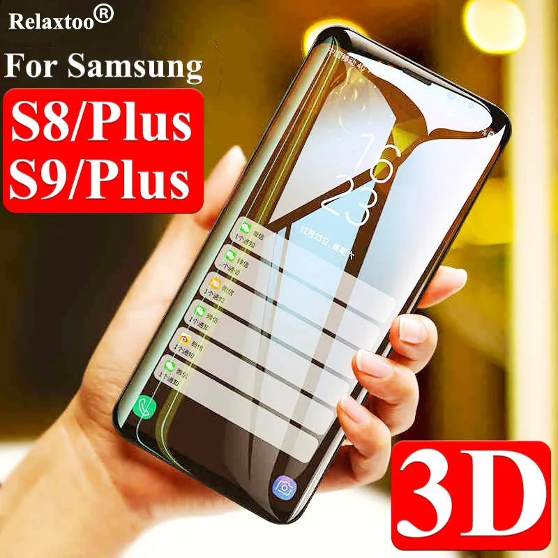 

3D Protective Glass On The For Samsung S8 S9 Plus Tremp Screenprotector Samsun Sumsung S 8 9 8S 9S Tempered Glas Protection Film