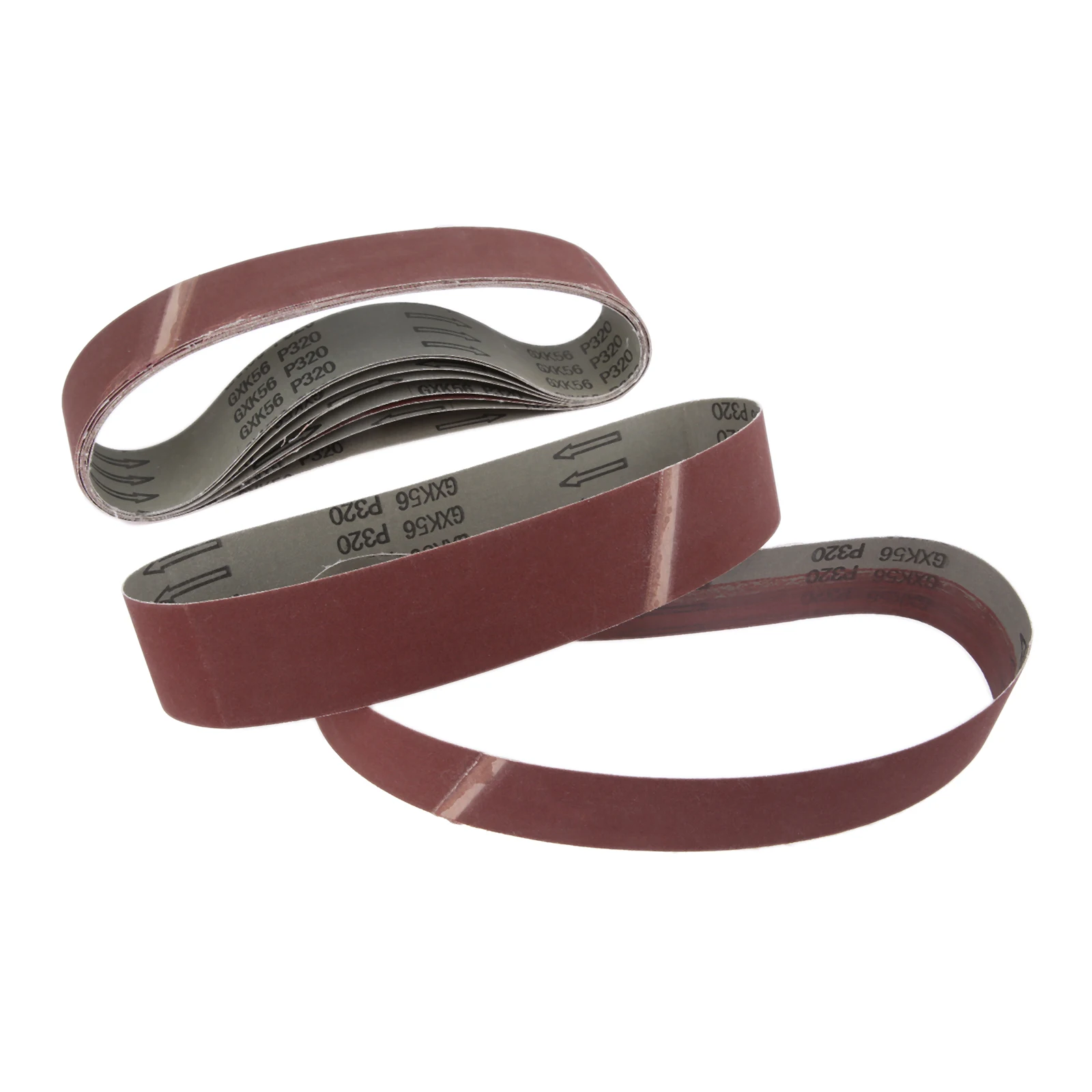 DRELD 20pcs 50*686mm Abrasive Sanding Belts Sanding Paper for Belt Sanders Bench Grinder Tool 40-600 Grit Dremel Accessories 