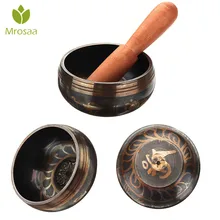 8cm-17.5cm bouddhisme tibétain bol cuivre chantant bols à la main décoratif-mur-plats décoration de la maison bol de Yoga