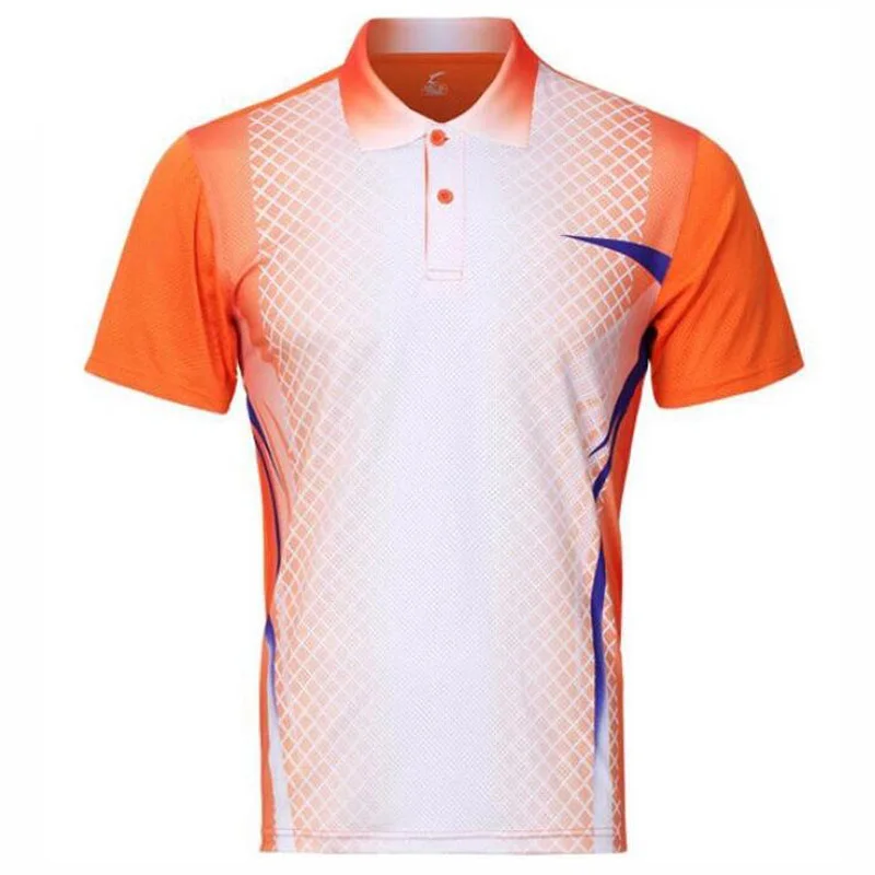 Summer Quick Dry Breathable Men's Polo Shirt Short Sleeve Striped Polos