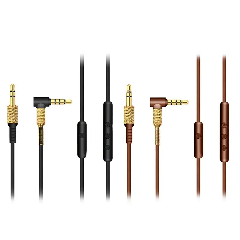 Сменный аудиокабель для наушников Marshall Major II Monitor MID с микрофоном и пультом дистанционного управления громкостью