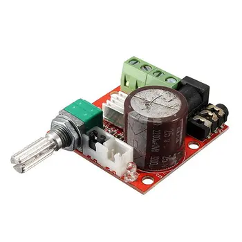 

12V 2X10W Hi-Fi PAM8610 Audio Stereo Amplifier Board Module Dual D Class Channel