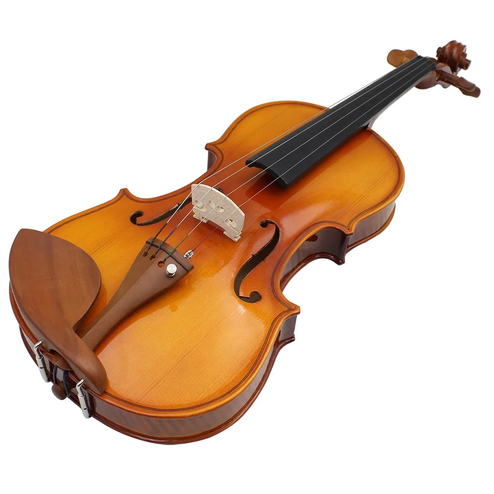

Full Size 4/4 Violin Spruce Flame Maple Veneer Fiddle for Performer Jujube Wood with Case Rosin Wiper Christmas Gift Present