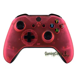 Foggy прозрачный розовый мягкий сенсорный передний корпус крышка лицевой панели чехол для Xbox One S & Xbox One X контроллер (модель 1708)-SXOFM08X