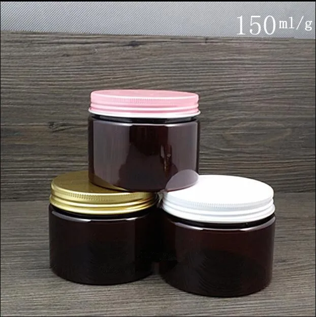 Download 150g/ml Plastic Bottle Empty Pink Metal Cap Lucency Jar ... Yellowimages Mockups