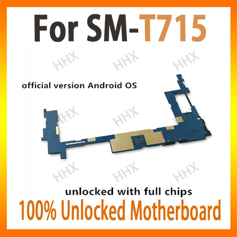 

Original for Samsung Galaxy Tab S2 T715 motherboard unlocked Android OS T715 card with full chip main board free shipping