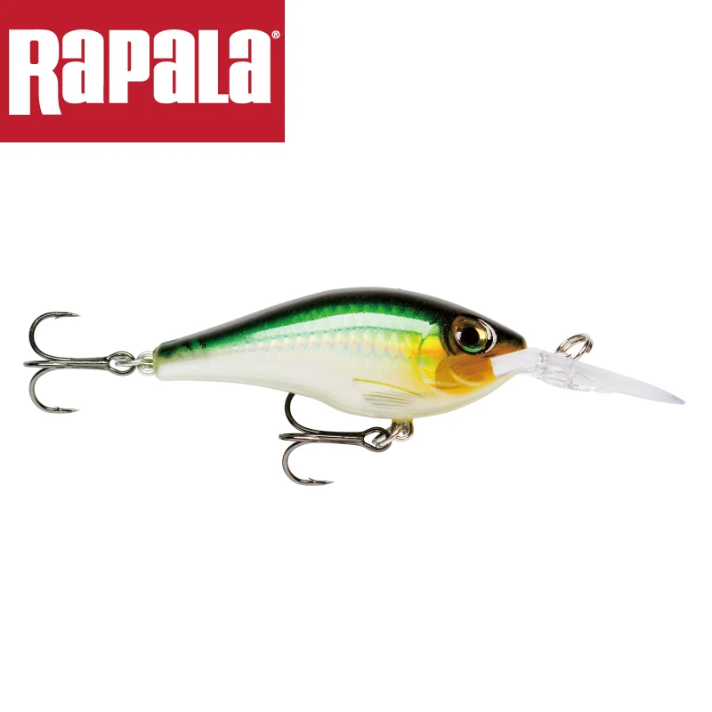 Rapala MAXRAP FAT SHAD MXRFS05 рыболовная приманка 50 мм 8 г глубина 2,4-3,6 м жесткая приманка гольян 3D глаза VMC крючки длинные литые приманки