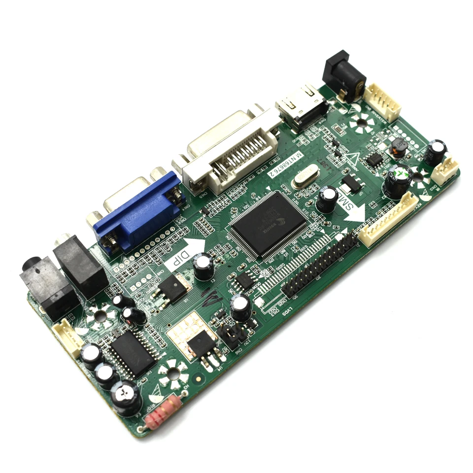 Lusya HDMI DVI VGA аудио интерфейс контроллер плата привода Набор для панели 14 дюймов