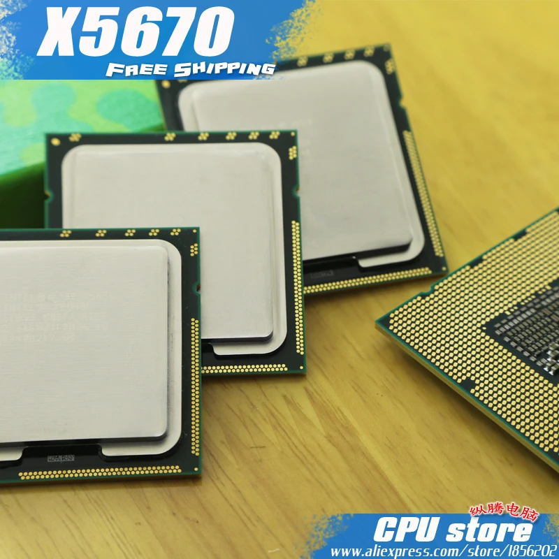 Процессор Intel Xeon X5670/2,93 ГГц/LGA1366/12 МБ кэш L3/шесть ядер/серверный процессор