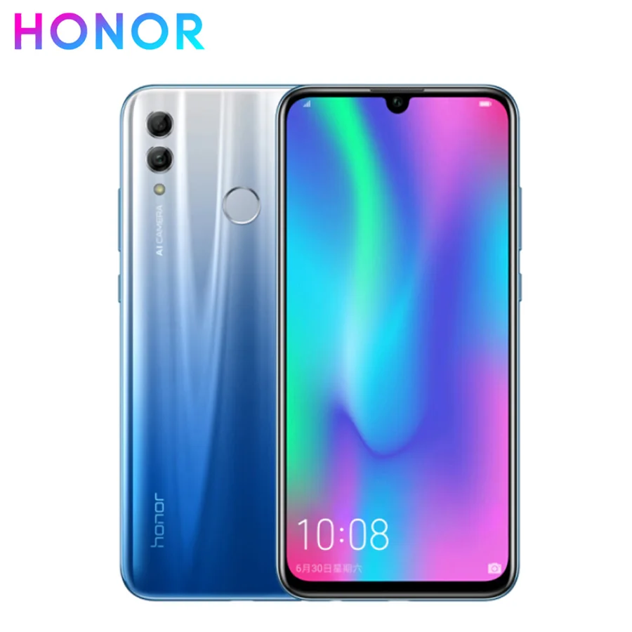 Новый honor 10 lite 4G LTE мобильный телефон 6 21 &quot6 ГБ ОЗУ 64/128 Гб ПЗУ Kirin 710 Восьмиядерный