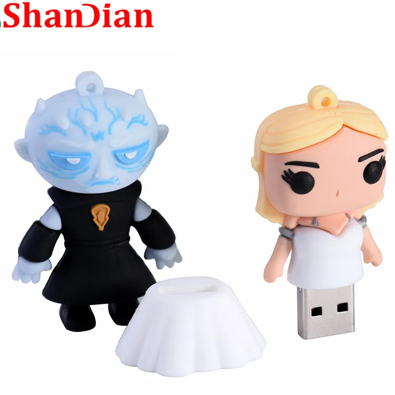 Флеш накопитель SHANDIAN с рисунком из мультфильма USB 2 0 Right Game Series Yaoh Danielis Tilion Jon Snow pen
