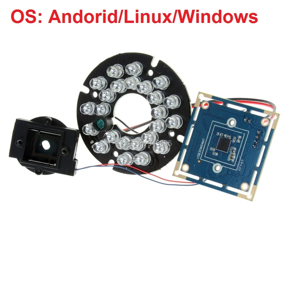 300K пикселей OV7725 VGA cmos IR usb модуль камеры с ИК подсветкой для android linux Windows|camera module