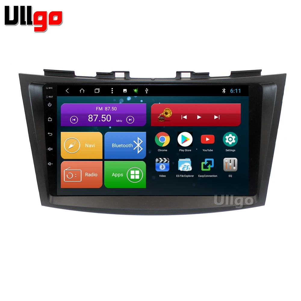 

4G+64G Octa Core 9'' Android 8.1 Car DVD GPS for Suzuki Swift 2011-2015 Autoradio GPS Head unit with RDS BT Mirrorlink Wifi