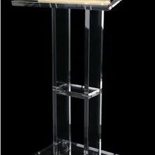 Прозрачный-Подиум-лектерн-пульпитер-плексиглас-люцит-акриловый прозрачный-Подиум-лектерн-пульпита-плексиг церковная кафедра хром